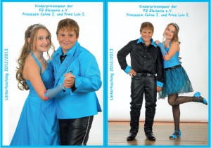 Kinderprinzenpaar der Saison 2012/2013 Prinz Luis I. und Prinzessin Celine I.