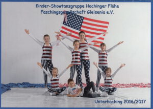 Showtanzgruppe Hachinger Flöhe der Saison 2017